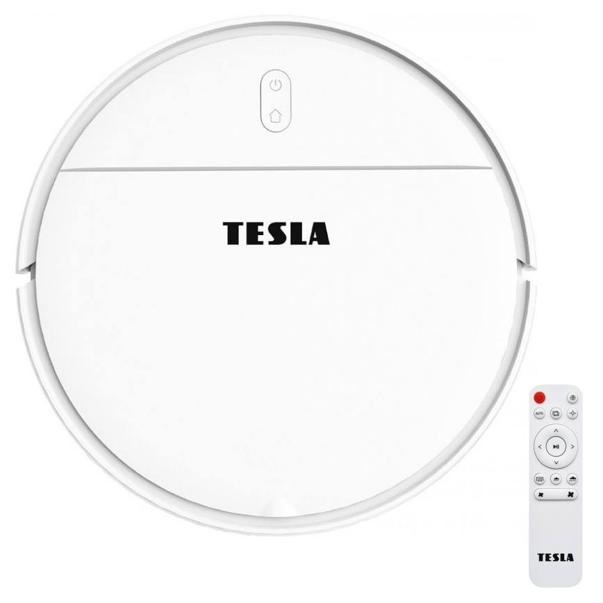 TESLA Electronics RoboStar - Chytrý robotický vysavač 2v1 2500 mAh Wi-Fi Tuya bílá + dálkové ovládání