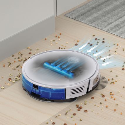 TESLA Electronics RoboStar - Chytrý robotický vysavač 2v1 2600 mAh Wi-Fi bílá + dálkové ovládání
