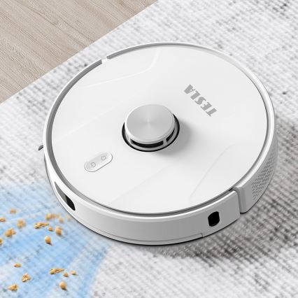 TESLA Electronics RoboStar - Chytrý robotický vysavač 2v1 2600 mAh Wi-Fi bílá
