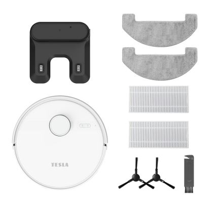 TESLA Electronics RoboStar - Chytrý robotický vysavač 2v1 3200 mAh Wi-Fi bílá