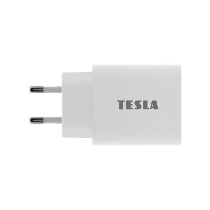 TESLA Electronics - Rychlonabíjecí adaptér Power Delivery 20W bílá