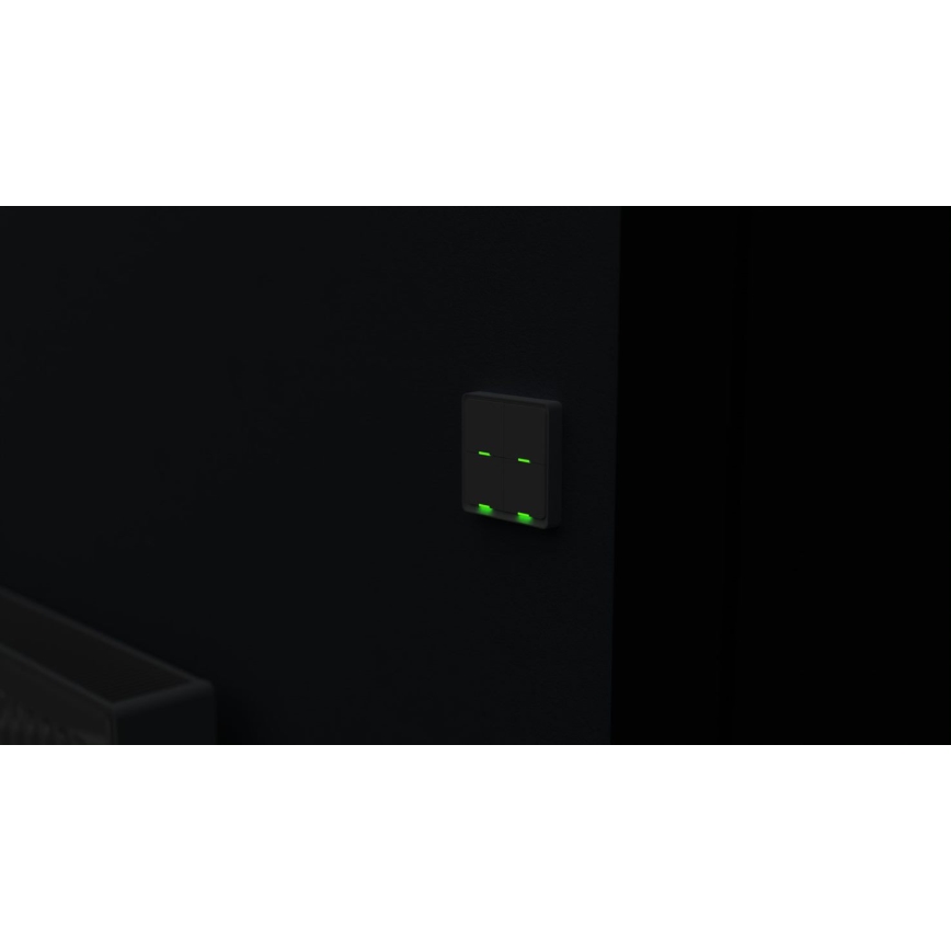 TESLA Smart - Chytrý bezdrátový domovní spínač 4P 1xCR2430 ZigBee