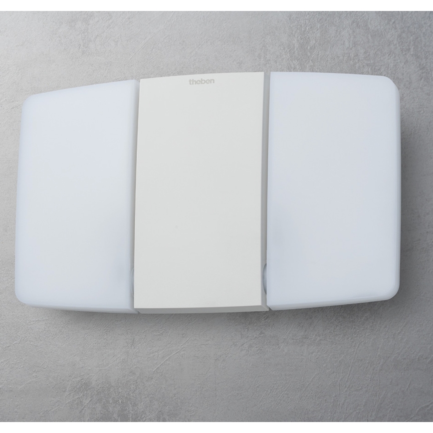 theben - LED Nástěnný reflektor 2xLED/10W/230V bílá IP55