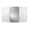 theben - LED Nástěnný reflektor 2xLED/10W/230V stříbrná IP55