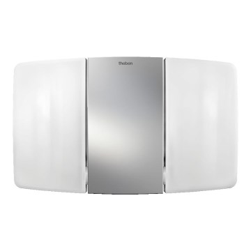 theben - LED Nástěnný reflektor 2xLED/10W/230V stříbrná IP55