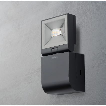 theben - LED Nástěnný reflektor LED/10W/230V černá IP55