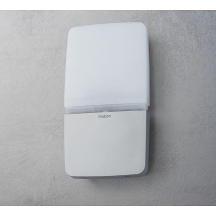 theben - LED Nástěnný reflektor LED/11W/230V stříbrná IP55