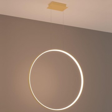 Thoro TH.175 - LED Lustr na lanku RIO LED/50W/230V CRI 90 3000K pr. 78 cm zlatá