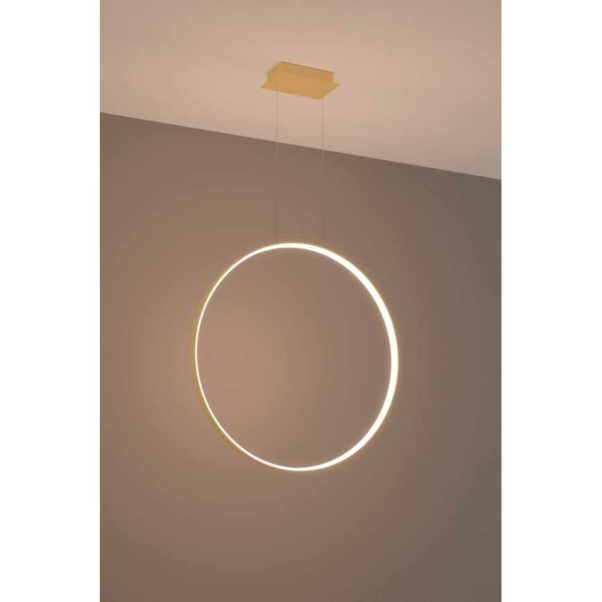 Thoro TH.175 - LED Lustr na lanku RIO LED/50W/230V CRI 90 3000K pr. 78 cm zlatá