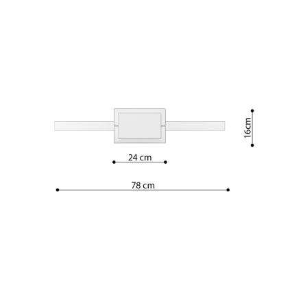 Thoro TH.175 - LED Lustr na lanku RIO LED/50W/230V CRI 90 3000K pr. 78 cm zlatá