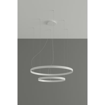 Thoro TH.176 - LED Lustr na lanku RIO LED/80W/230V CRI 90 3000K bílá