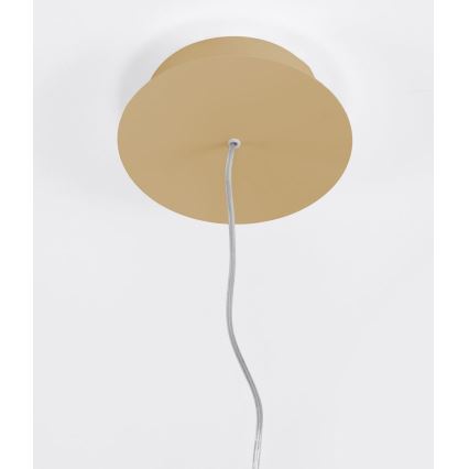 Thoro TH.216 - LED Lustr na lanku RIO LED/30W/230V CRI 90 3000K pr. 55 cm zlatá