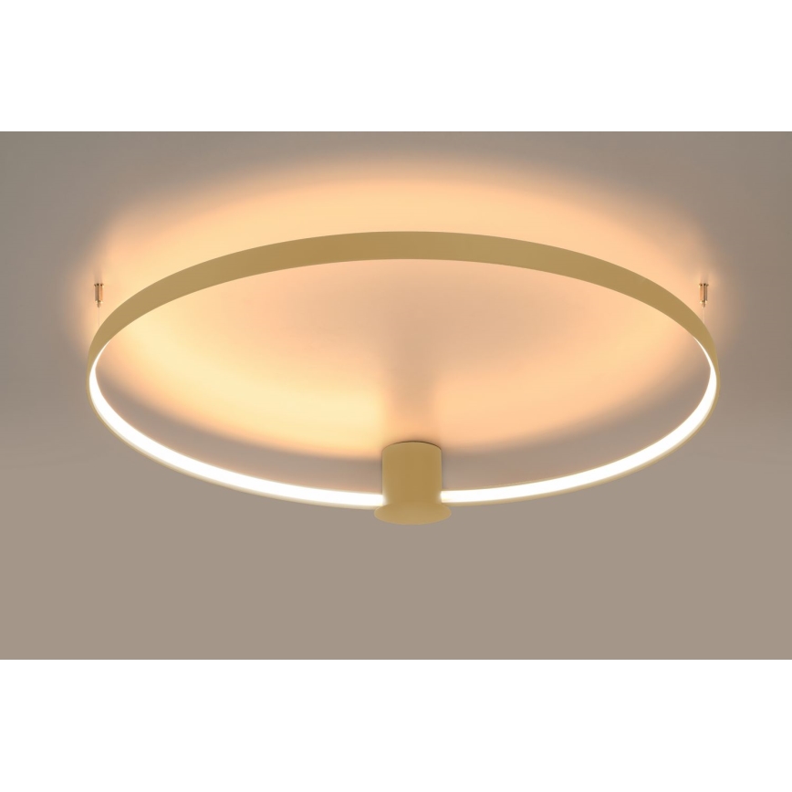 Thoro TH.222 - LED Stropní svítidlo RIO LED/30W/230V CRI 90 3000K pr. 55 cm zlatá