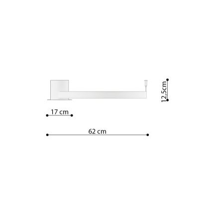 Thoro TH.222 - LED Stropní svítidlo RIO LED/30W/230V CRI 90 3000K pr. 55 cm zlatá