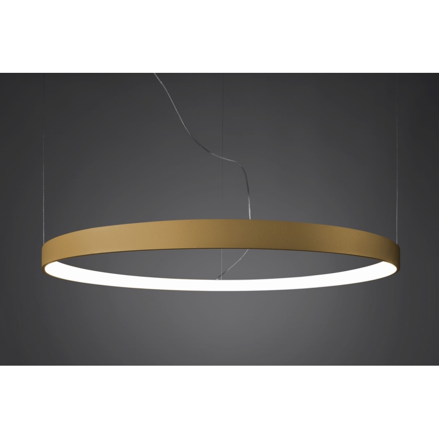 Thoro TH.223 - LED  Lustr na lanku RIO LED/21W/230V CRI 98 4000K pr. 55 cm zlatá