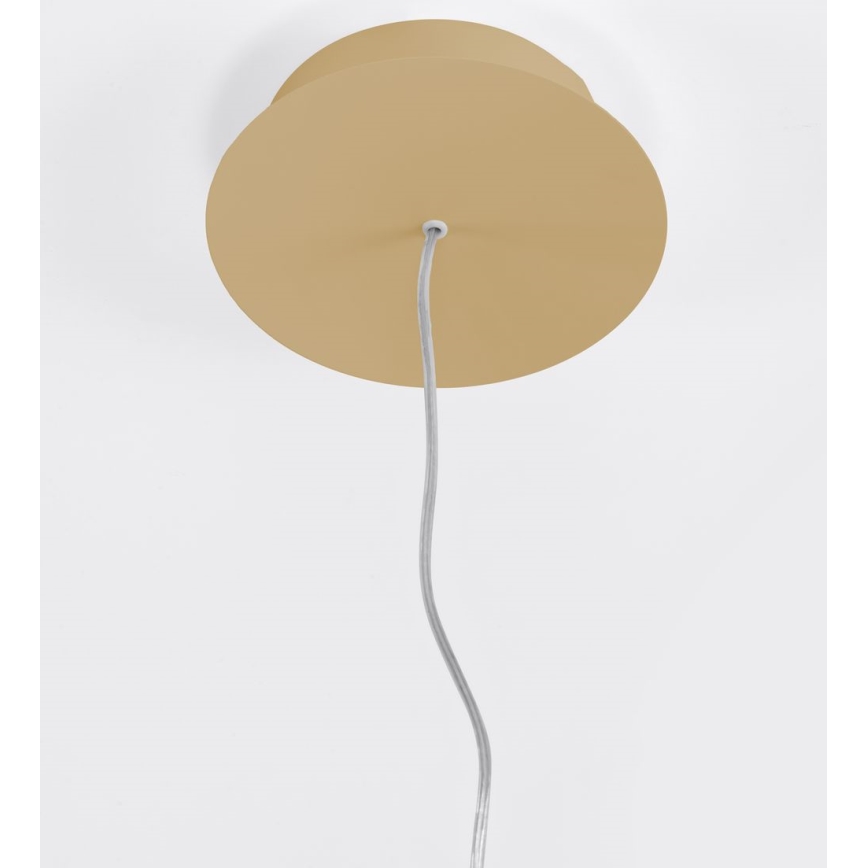Thoro TH.223 - LED  Lustr na lanku RIO LED/21W/230V CRI 98 4000K pr. 55 cm zlatá