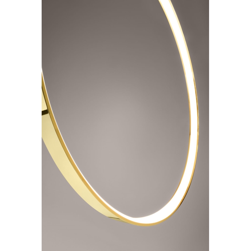 Thoro TH.248 - LED Lustr na lanku RIO LED/50W/230V CRI 90 3000K pr. 78 cm zlatá