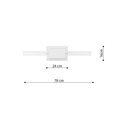 Thoro TH.248 - LED Lustr na lanku RIO LED/50W/230V CRI 90 3000K pr. 78 cm zlatá
