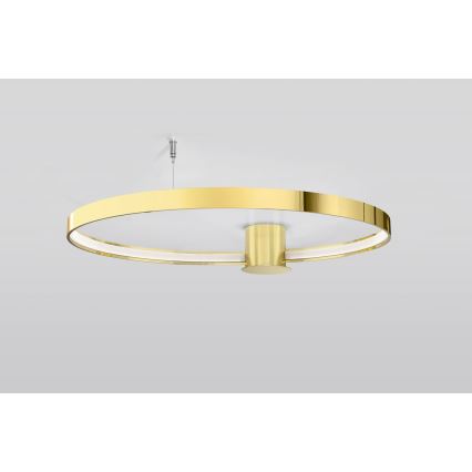 Thoro TH.252 - LED Stropní svítidlo RIO LED/50W/230V CRI 90 3000K pr. 78 cm zlatá