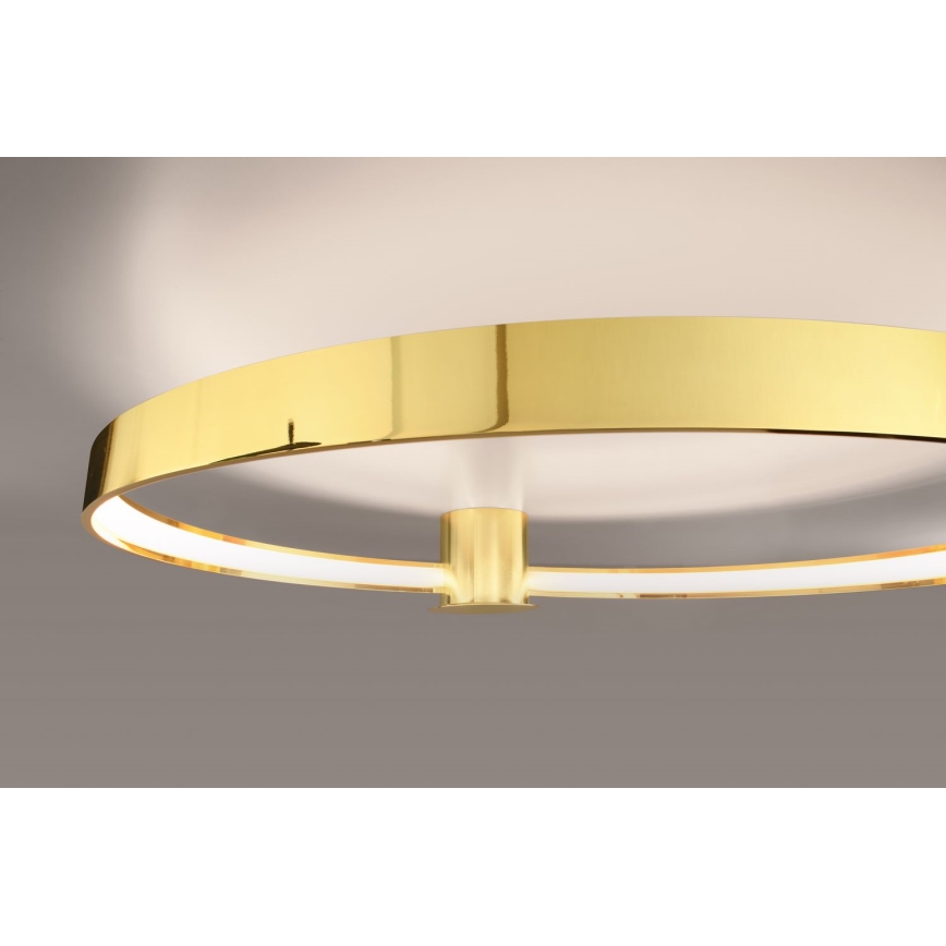 Thoro TH.252 - LED Stropní svítidlo RIO LED/50W/230V CRI 90 3000K pr. 78 cm zlatá