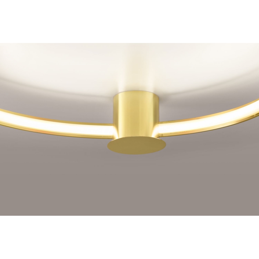 Thoro TH.252 - LED Stropní svítidlo RIO LED/50W/230V CRI 90 3000K pr. 78 cm zlatá