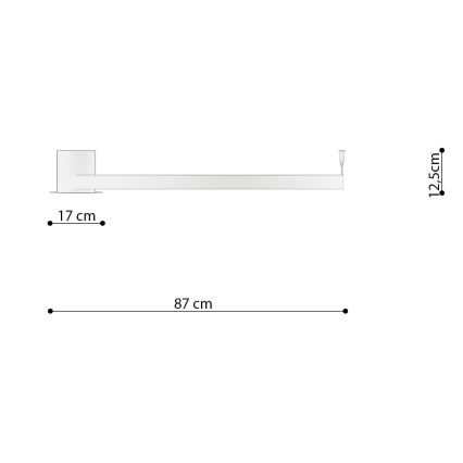 Thoro TH.252 - LED Stropní svítidlo RIO LED/50W/230V CRI 90 3000K pr. 78 cm zlatá