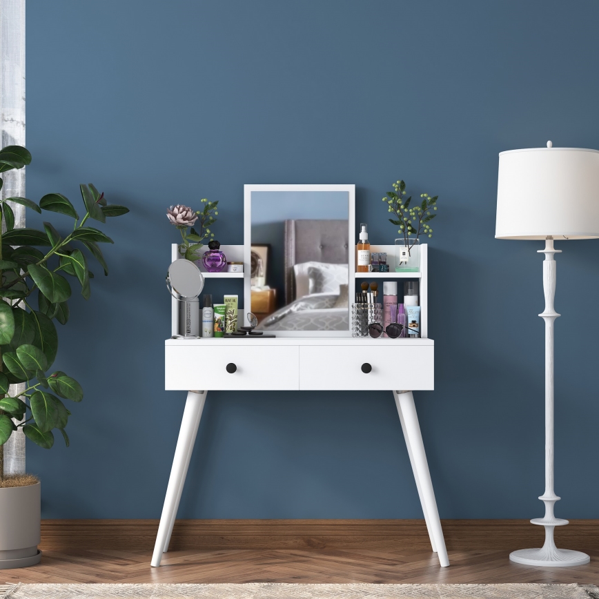 Toaletní stolek 98x40 cm bílá