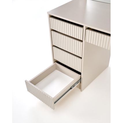 Toaletní stolek AMORIO 120x55 cm kašmír