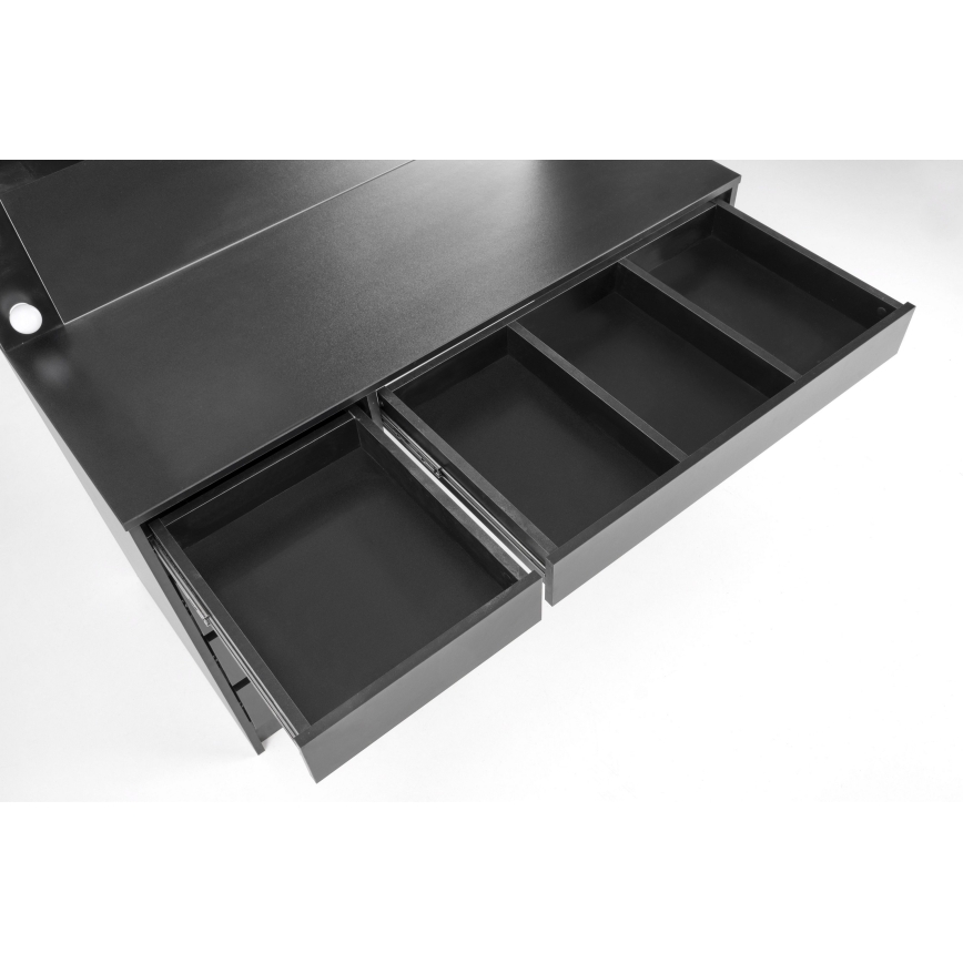 Toaletní stolek AMORIO černá