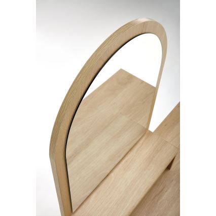 Toaletní stolek CARMEN 104x35 cm béžová/černá