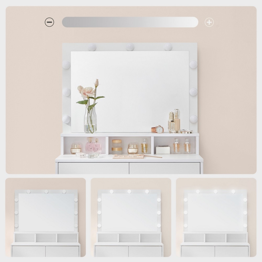 Toaletní stolek HATOR 80x40 cm bílá