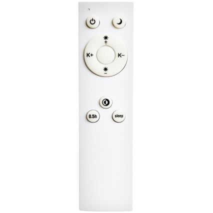 Top Light - LED Stmívatelné koupelnové stropní svítidlo PETAL LED/48W/230V IP44 3000-6500K pr. 48 cm bílá + dálkové ovládání