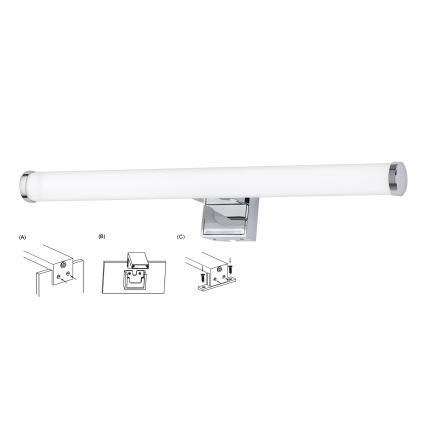 Top Light - LED Koupelnové osvětlení zrcadla OREGON LED/7W/230V 40 cm IP44