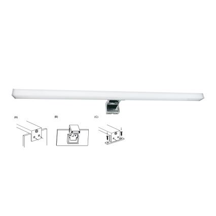 Top Light - LED Koupelnové osvětlení zrcadla OREGON LED/9W/230V 60 cm IP44