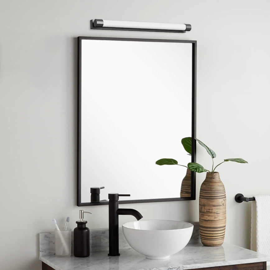 Top Light - LED Koupelnové osvětlení zrcadla TURIA LED/8W/230V 3000/4000/6500K IP44 40 cm černá