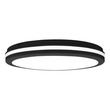 Top Light - LED Koupelnové stropní svítidlo COMET LED/40W/230V 3000/4000/6500K IP54 černá pr. 40 cm
