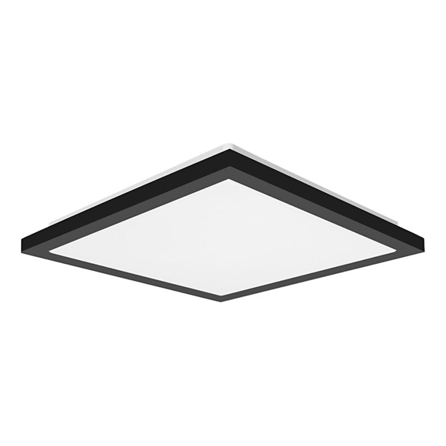 Top Light - LED Koupelnové stropní svítidlo ONYX LED/10W/230V IP44 3000/4000/6500K 28x28 cm černá