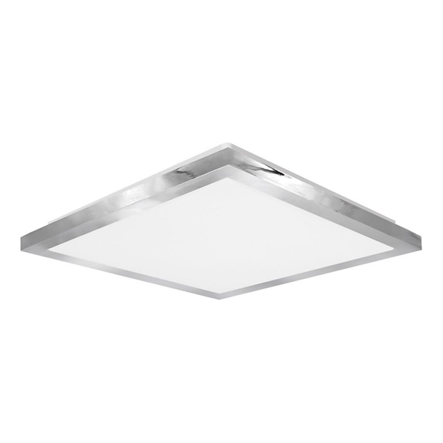 Top Light - LED Koupelnové stropní svítidlo SILVER LED/10W/230V IP44 3000/4000/6500K 28x28 cm matný chrom