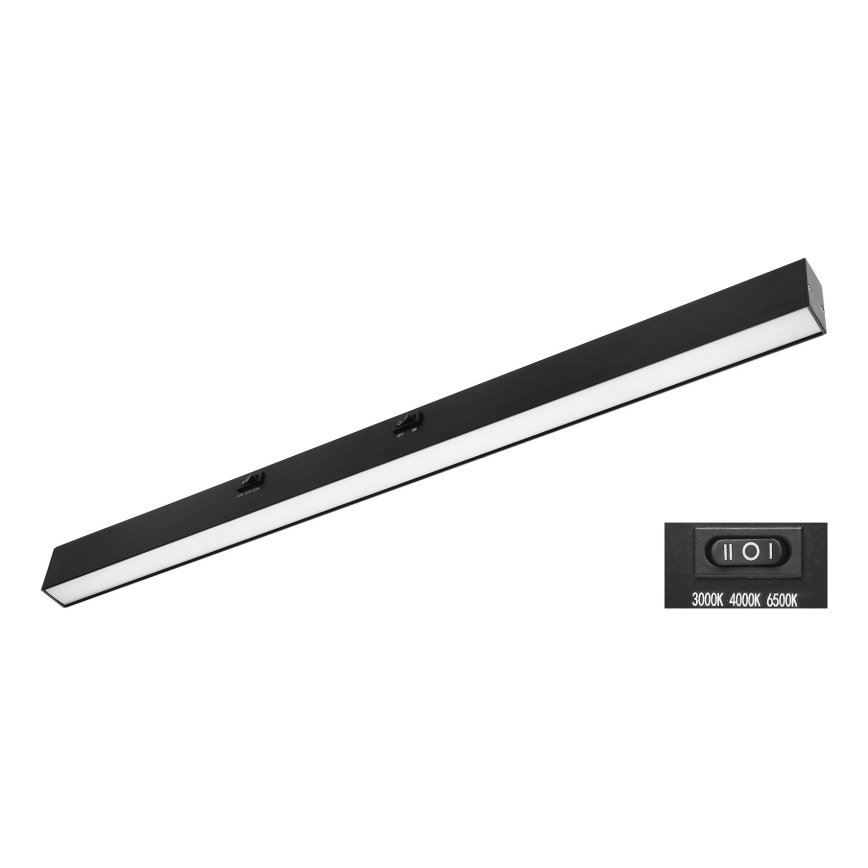Top Light - LED Podlinkové svítidlo AXIS LED/15W/230V 3000/4000/6500K 60 cm černá