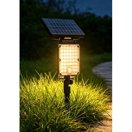 Top Light - LED Solární svítidlo se senzorem 3v1 ZENITH LED/10W/3,7V 3000/4000/6500K IP54 2400 mAh