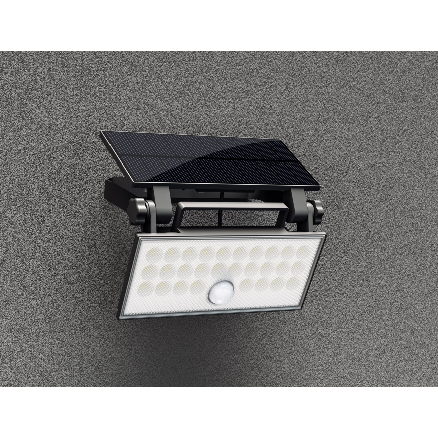 Top Light - LED Solární nástěnný reflektor se senzorem HELEON PRO LED/8W/3,7V IP65 4000K 2600 mAh