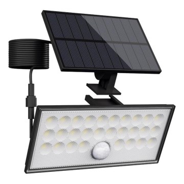 Top Light - LED Solární nástěnný reflektor se senzorem HELEON VARIO LED/8W/3,7V IP65 4000K + dálkové ovládání