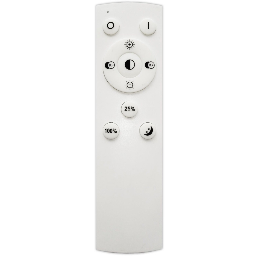 Top Light - LED Stmívatelný lustr na lanku ORBIT LED/40W/230V 3000-6500K pr. 50 cm bílá + dálkové ovládání