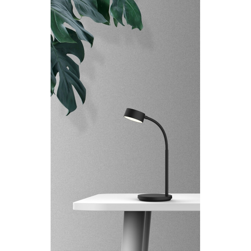 Top Light - LED Stmívatelná dotyková stolní lampa BELLA LED/4,8W/5V 3000/4000/6500K černá