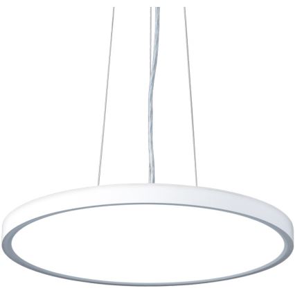 Top Light - LED Stmívatelný lustr na lanku REVIT LED/36W/230V 3000-6500K pr. 40 cm bílá + dálkové ovládání