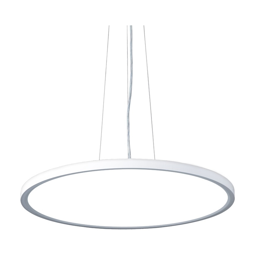 Top Light - LED Stmívatelný lustr na lanku REVIT LED/50W/230V 3000-6500K pr. 60 cm bílá + dálkové ovládání