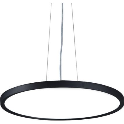 Top Light - LED Stmívatelný lustr na lanku REVIT LED/50W/230V 3000-6500K pr. 60 cm černá + dálkové ovládání