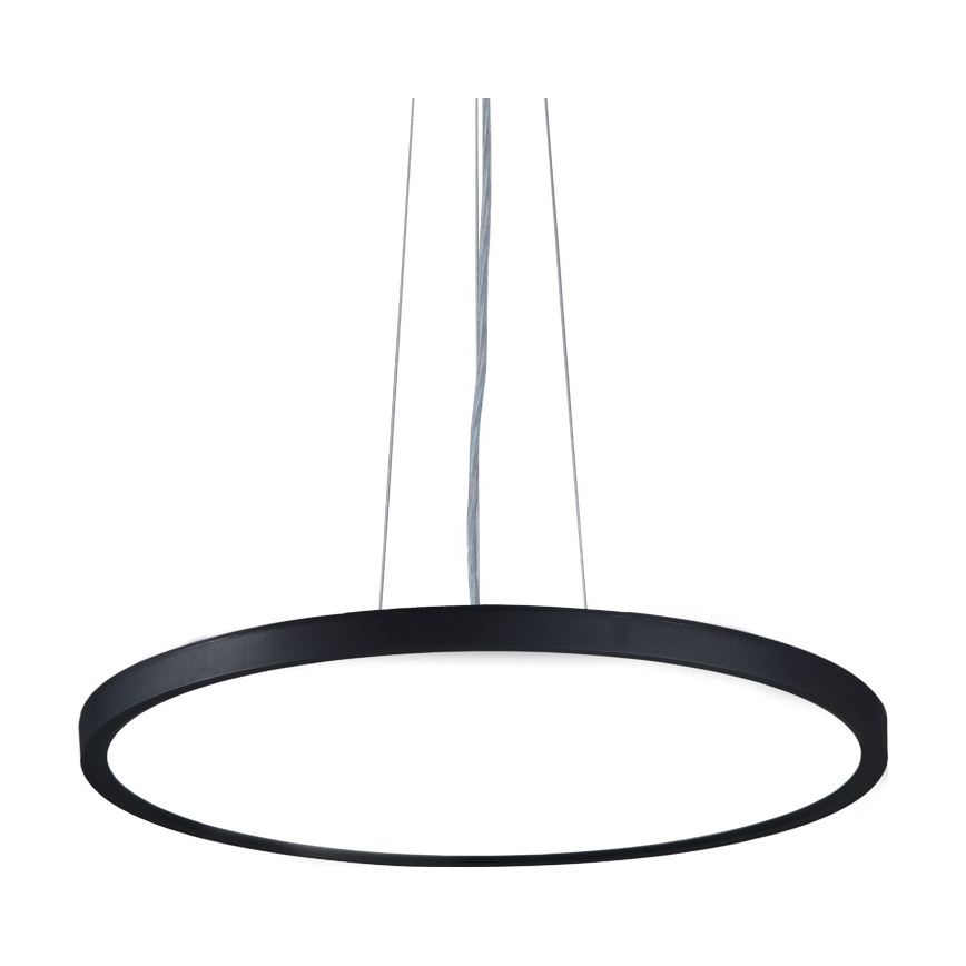 Top Light - LED Stmívatelný lustr na lanku REVIT LED/50W/230V 3000-6500K pr. 60 cm černá + dálkové ovládání