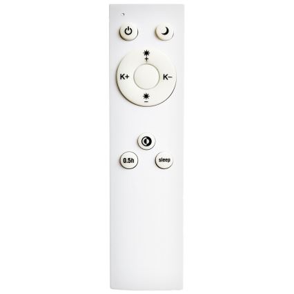 Top Light - LED Stmívatelný lustr na lanku REVIT LED/50W/230V 3000-6500K pr. 60 cm černá + dálkové ovládání