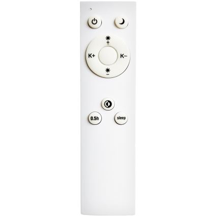 Top Light - LED Stmívatelné stropní svítidlo SALERNO LED/60W/230V 3000-6500K pr. 60 cm černá + dálkové ovládání